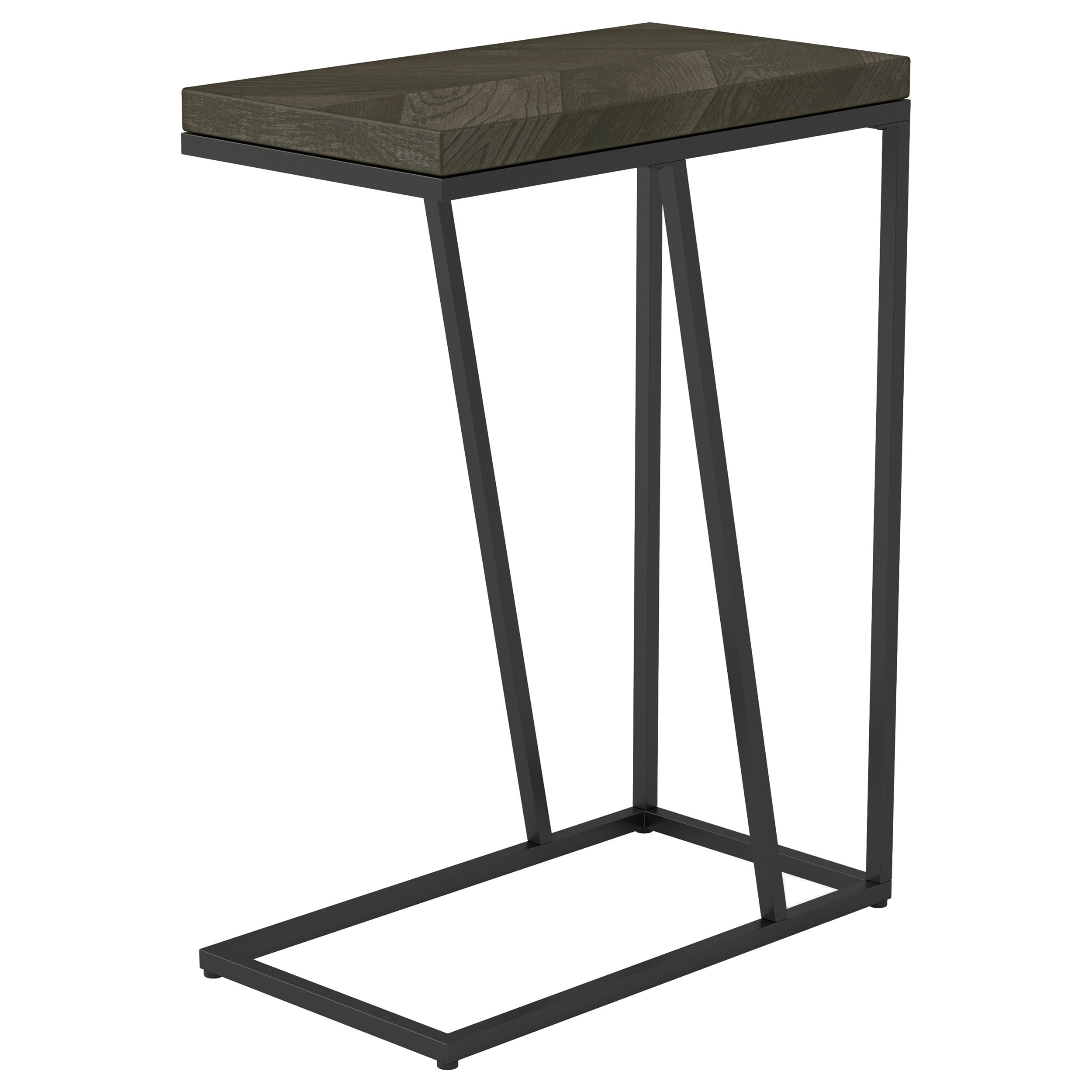 Sergio Engineered Wood C-Shaped Sofa Side Table