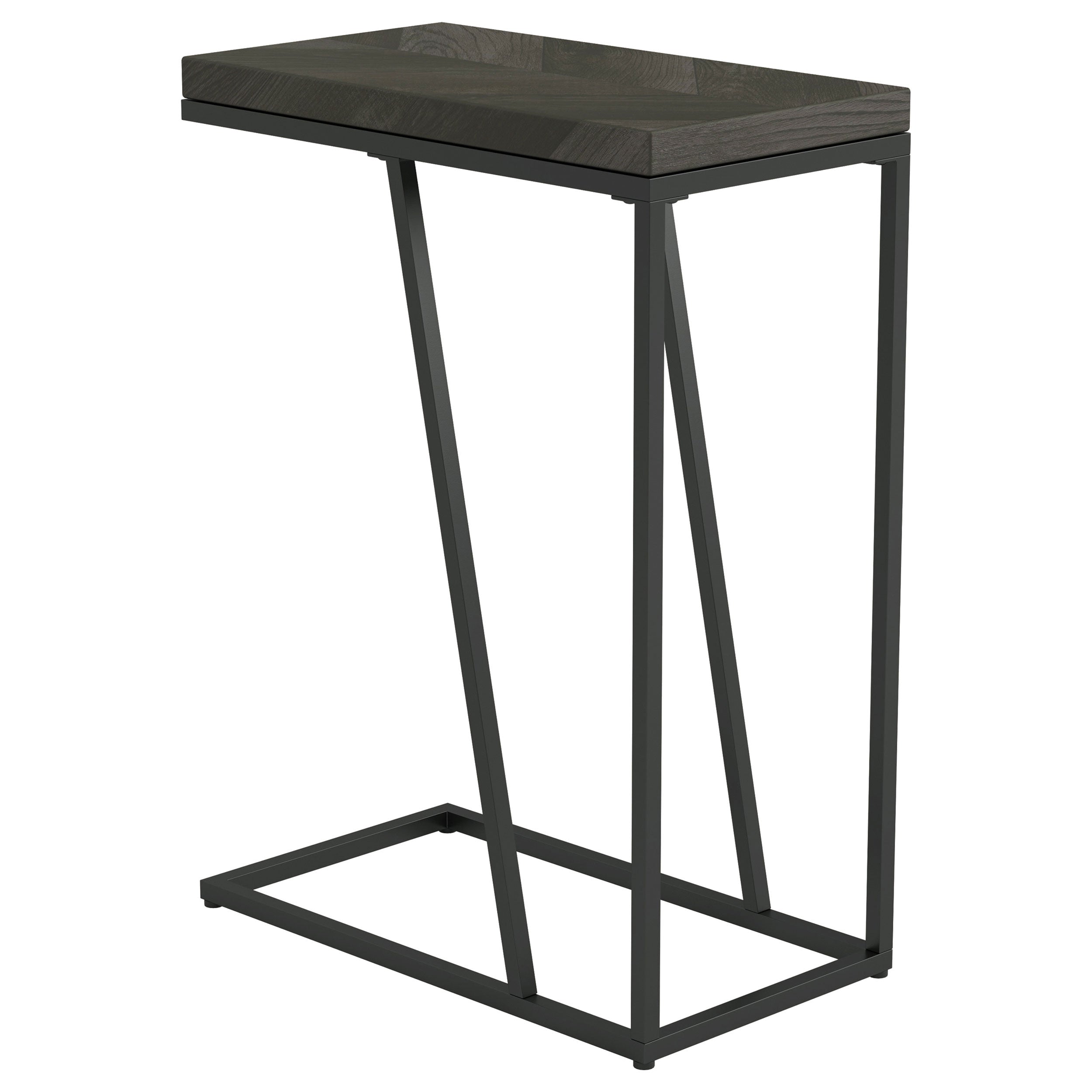 Sergio Engineered Wood C-Shaped Sofa Side Table
