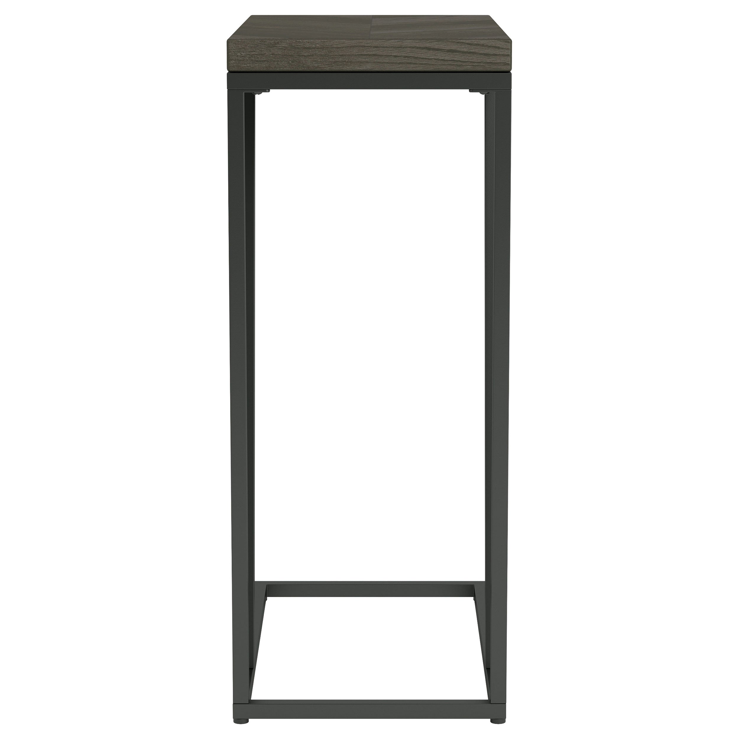 Sergio Engineered Wood C-Shaped Sofa Side Table