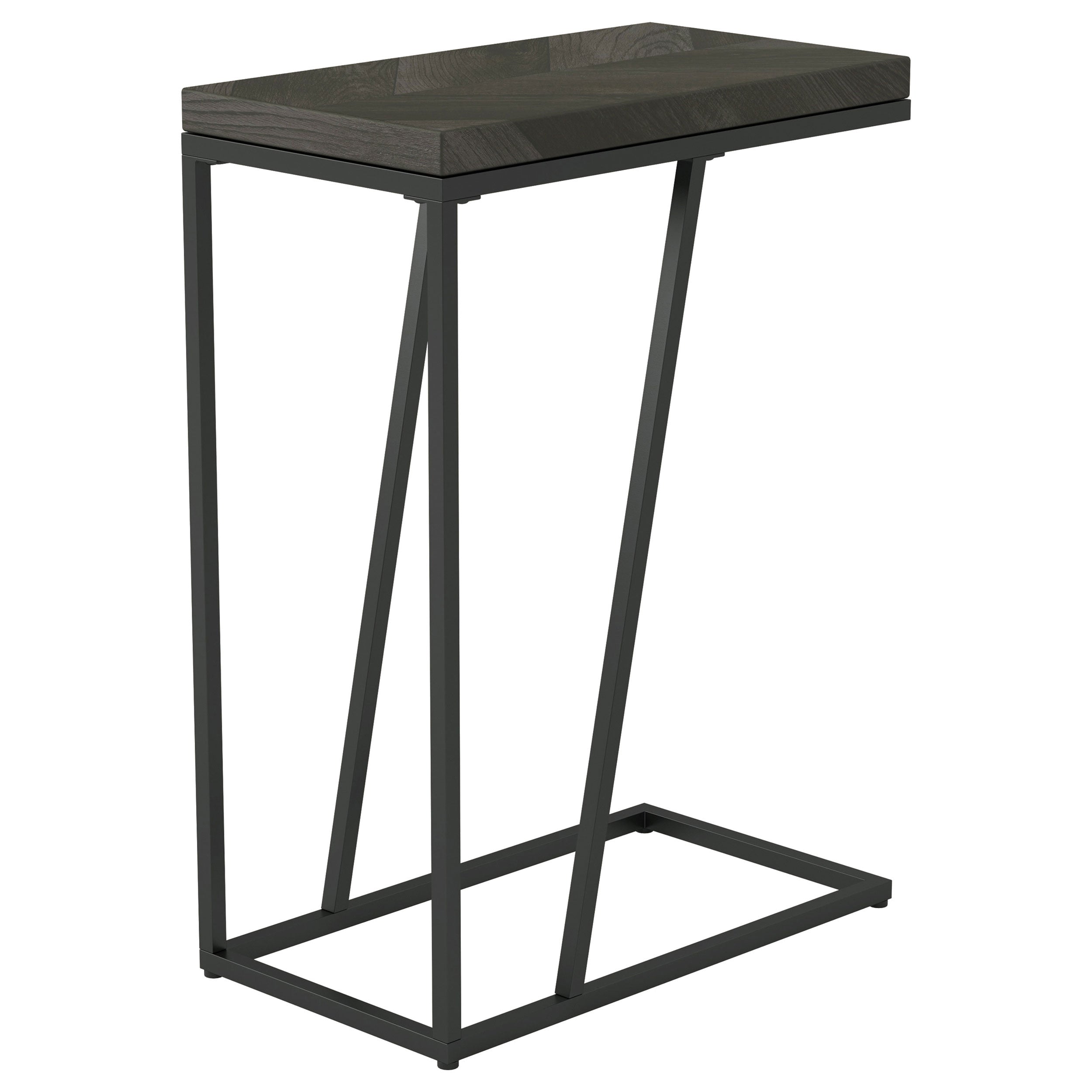 Sergio Engineered Wood C-Shaped Sofa Side Table