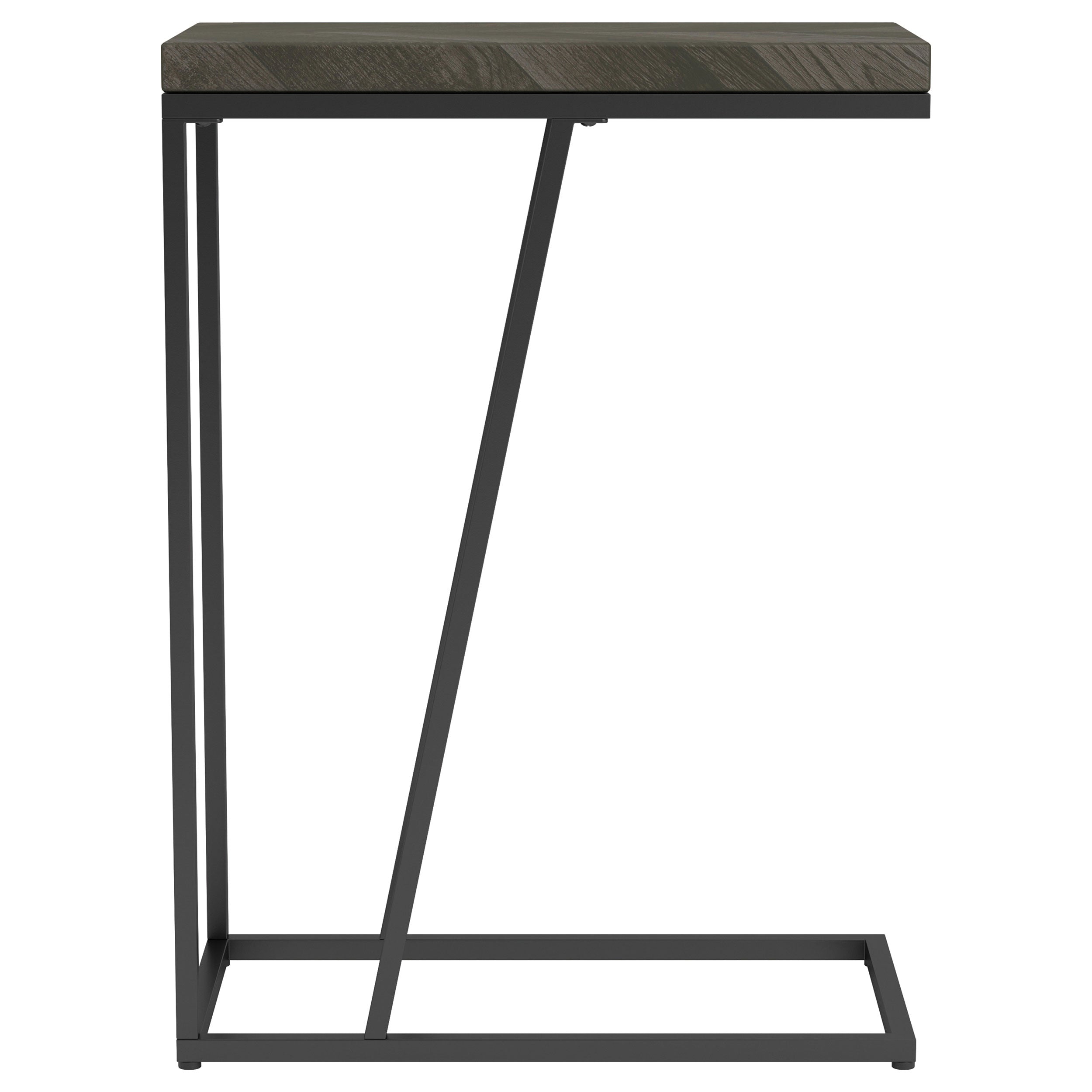 Sergio Engineered Wood C-Shaped Sofa Side Table