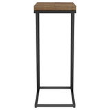 Sergio Engineered Wood C-Shaped Sofa Side Table
