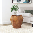 Jacinto Octagonal Solid Wood Side Table