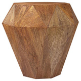 Jacinto Octagonal Solid Wood Side Table