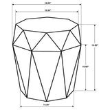 Jacinto Octagonal Solid Wood Side Table