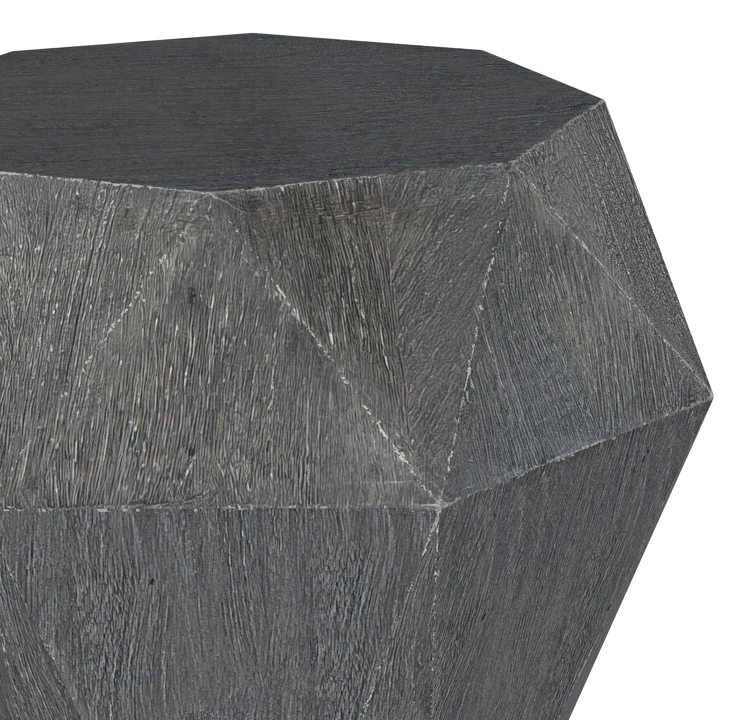 Jacinto Octagonal Solid Wood Side Table