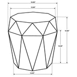 Jacinto Octagonal Solid Wood Side Table