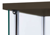 Bellatrix 4-shelf Clear Glass Curio Cabinet