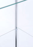 Bellatrix 4-shelf Clear Glass Curio Cabinet