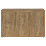 Pepita 3-door Engineered Wood Accent Cabinet Mango Brown