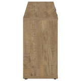 Pepita 3-door Engineered Wood Accent Cabinet Mango Brown