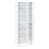 Cabra 4-door LED Curio Display Cabinet High Gloss