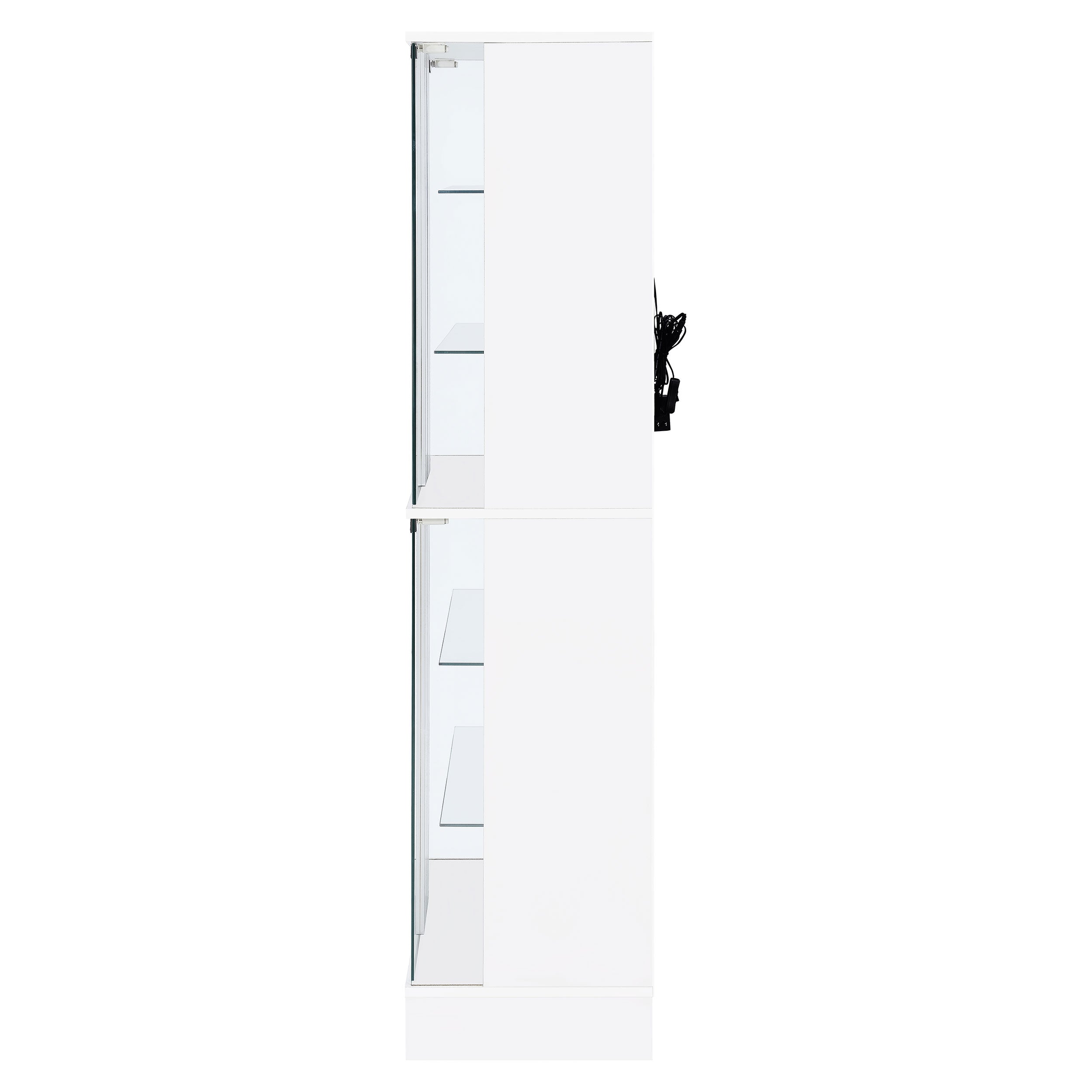 Cabra 4-door LED Curio Display Cabinet High Gloss