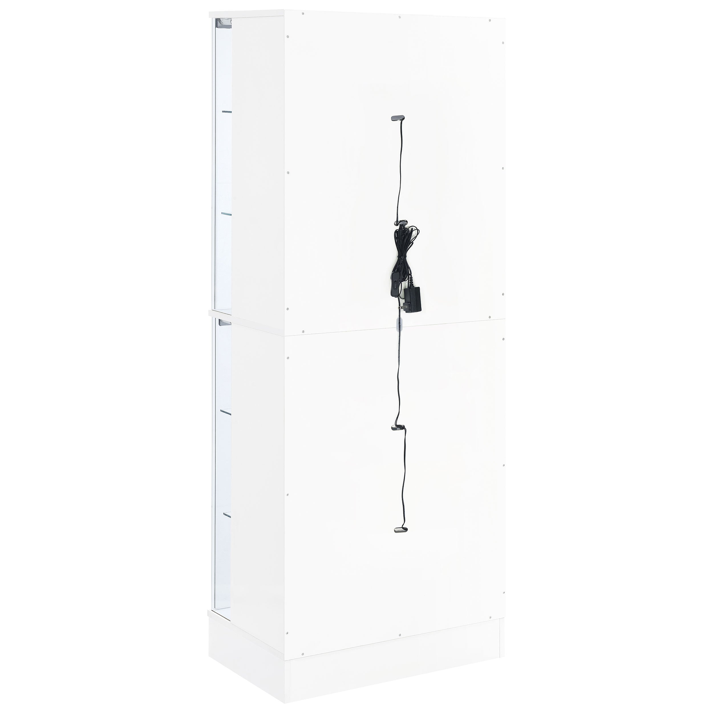 Cabra 4-door LED Curio Display Cabinet High Gloss
