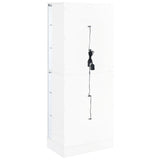 Cabra 4-door LED Curio Display Cabinet High Gloss