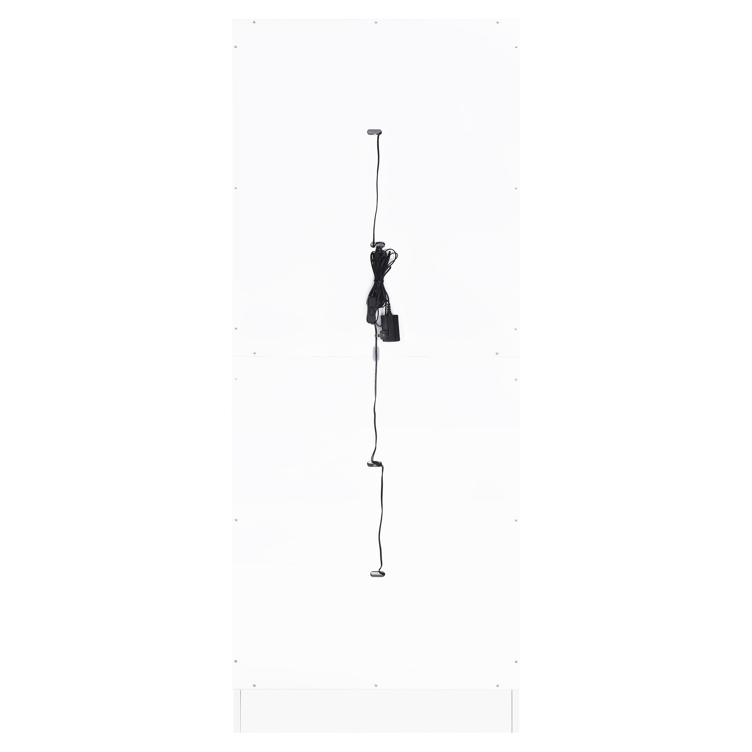 Cabra 4-door LED Curio Display Cabinet High Gloss
