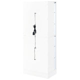 Cabra 4-door LED Curio Display Cabinet High Gloss