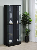 Cabra 4-door LED Curio Display Cabinet High Gloss