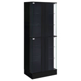 Cabra 4-door LED Curio Display Cabinet High Gloss