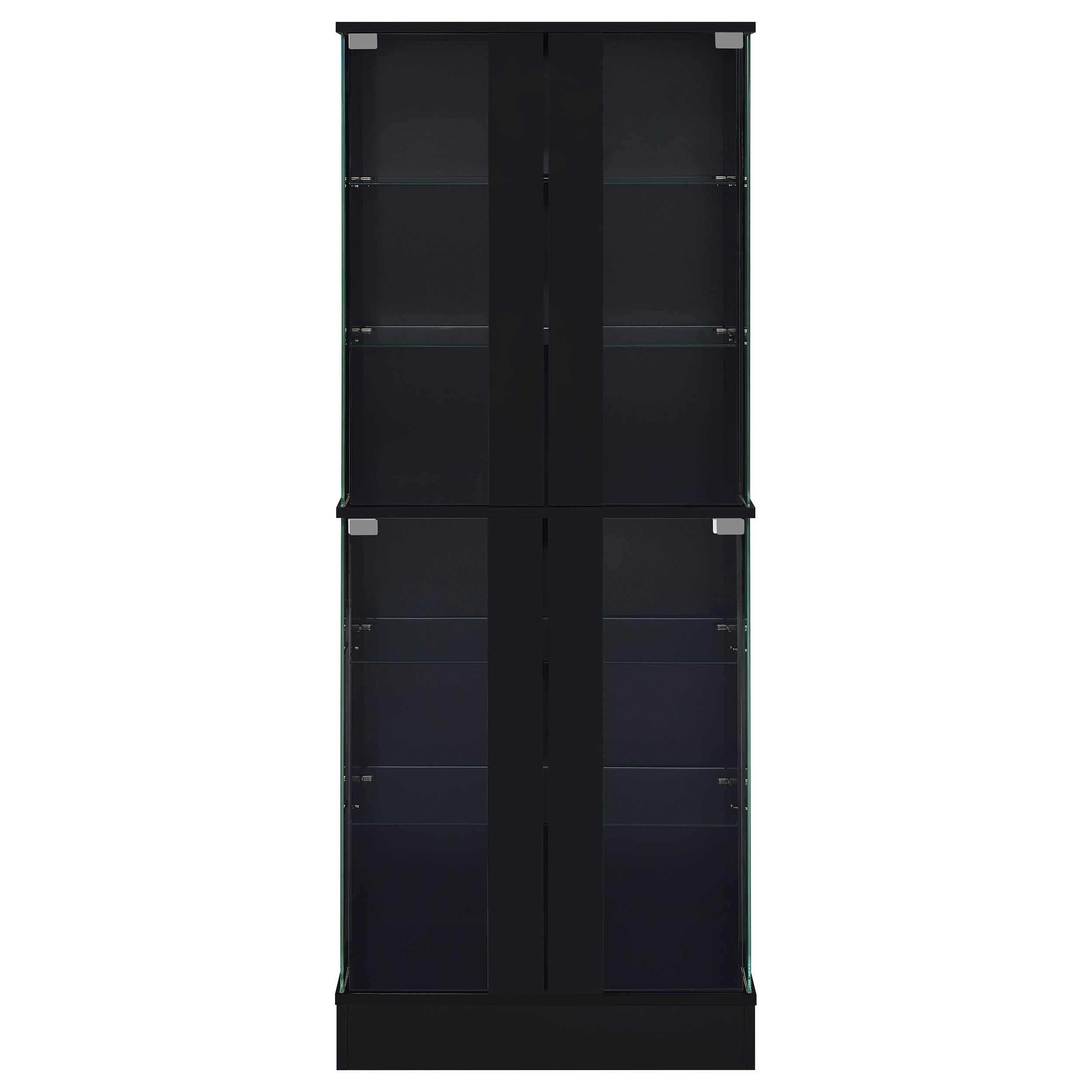 Cabra 4-door LED Curio Display Cabinet High Gloss