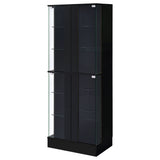 Cabra 4-door LED Curio Display Cabinet High Gloss