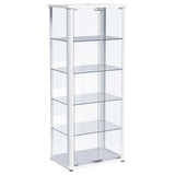 Aero 5-shelf Display Curio Cabinet with LED