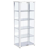 Aero 5-shelf Display Curio Cabinet with LED