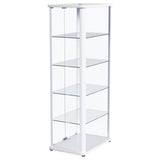 Aero 5-shelf Display Curio Cabinet with LED