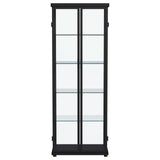 Aero 5-shelf Display Curio Cabinet with LED