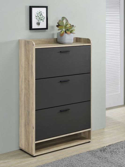 Denia 3-tier Engineered Wood Shoe Cabinet