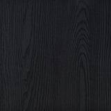 Riva 4-door Tall Accent Display Cabinet LED Lighting Black