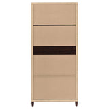 Wadeline 2-door Tall Accent Storage Cabinet Rustic Tobacco