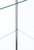 Bellatrix 4-shelf Clear Glass Curio Cabinet
