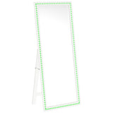 Windrose 28 x 67 Inch Tempered LED Standing Mirror
