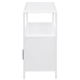 Amherst 2-door Radio Weave Cane Metal Accent Cabinet