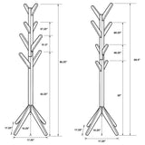 Margaret Solid Wood Coat Rack Clothing Hanger