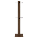 Rikkie Engineered Wood Coat Rack Walnut