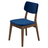 Abbott Blue Velvet Dining Chair