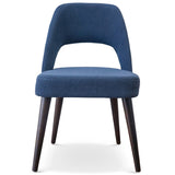 Ariana Modern Dining Chair (Navy Blue Fabric)