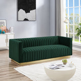 Atlanta Sofa (Dark Green Velvet)