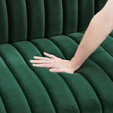 Atlanta Sofa (Dark Green Velvet)