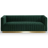 Atlanta Sofa (Dark Green Velvet)