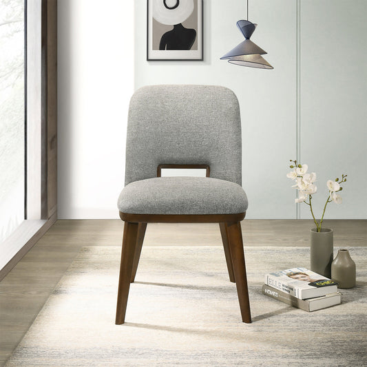 Bonney Light Grey Fabric Dining Chair