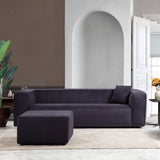 Barcelona Modern Boucle Sofa (Grey)