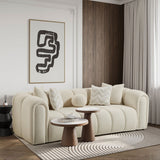 Bella Ivory Boucle Sofa