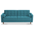 Bennet Sleeper Sofa (Teal Velvet)