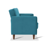 Bennet Sleeper Sofa (Teal Velvet)