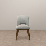 Blaken Light Grey Fabric Dining Chair (Set Of 2)