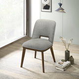 Blaken Light Grey Fabric Dining Chair (Set Of 2)