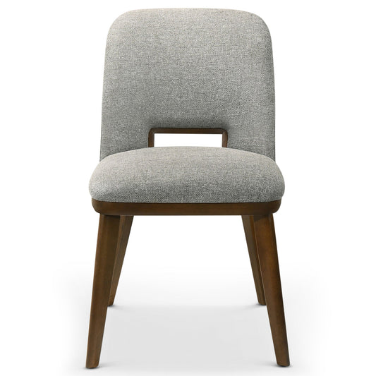 Blaken Light Grey Fabric Dining Chair (Set Of 2)